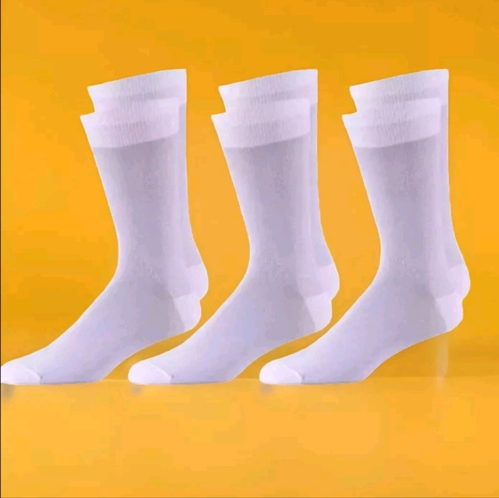 3 Pairs Fox River White Ultra-Lightweight  Socks Small Outdoor Unisex USA 4101